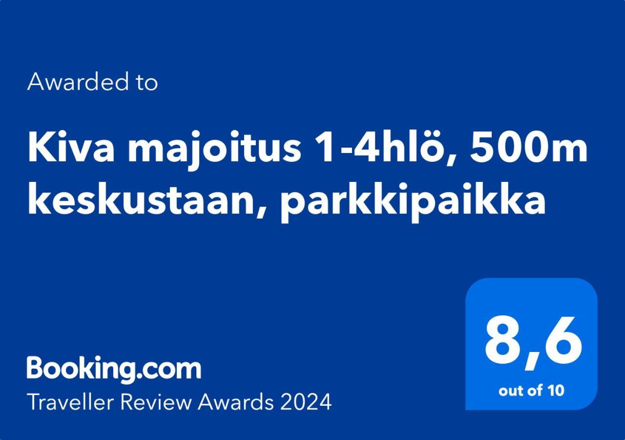 Kiva Majoitus 1-4Hloe, 500M Keskustaan, Parkkipaikka Apartment Oulu Ngoại thất bức ảnh